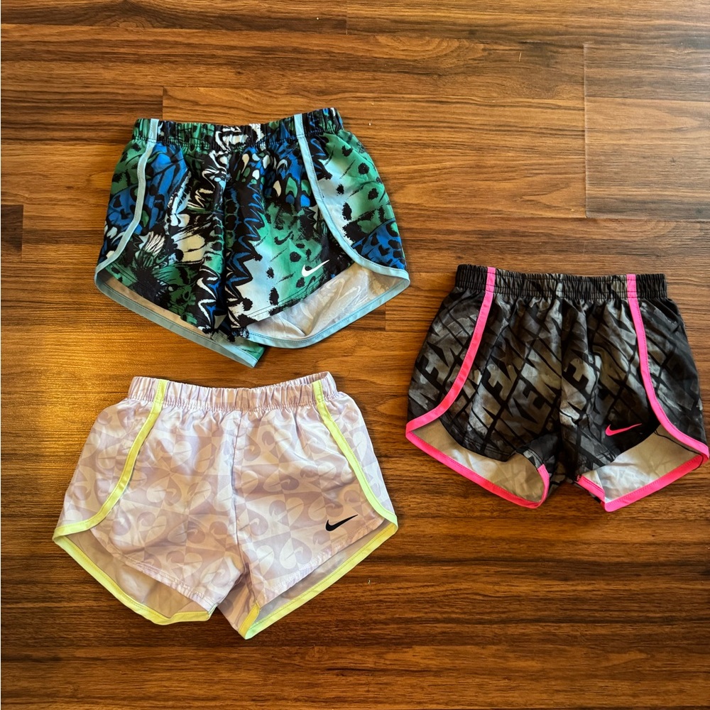 Nike Kids' Colorful Athletic Shorts Set